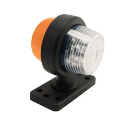 Led positionsljus 110 mm vit/orange