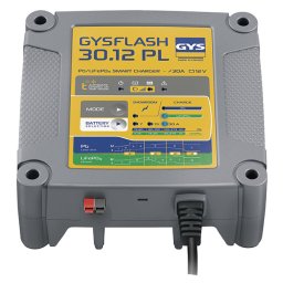 Gysflash 30.12 pl Batteriladdare 30 A för bly och litiumbatterier