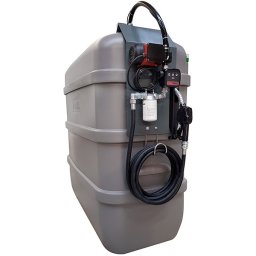Dieseltank dubbelmantlad 2000l komp med pump 230v 60l/min
