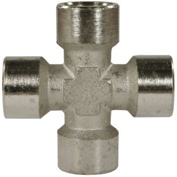 Koppling i mässing 1/4"f