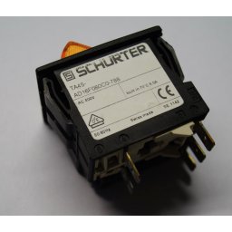 Brytare för tst 14amp, röd 411116