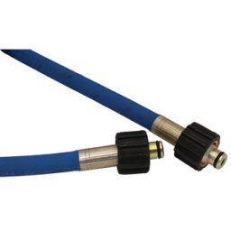 Ht-slang 8 m 1/4" m22 x m22 blå stålarmerad 200 bar 150 °c