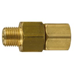 Svivel i mässing 1/4" invändig 1/4" utvändig