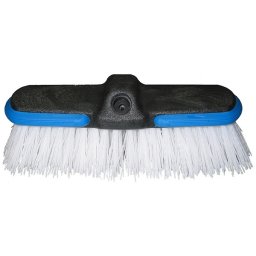 Duo borste 250mm hårda fibres för båtdäck och uteplatser vit