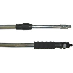 Teleskoplans 2x1200mm aluminium pro svart vattenans.