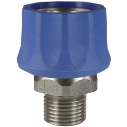 Koppling st-3100 3/8 hane, blå