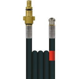 Avloppsrensslang 40m inklusive munstycke 1/8" kw-plugg