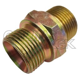 Sexkantnippel stål 3/4" utv