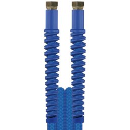 Högtrycksslang 6m blå 1/4" inv. gänga