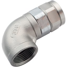 Svivel i rostfritt 60bar inv 1" 60 bar för vatten 150°c-utv 1" bsp viton ptfe