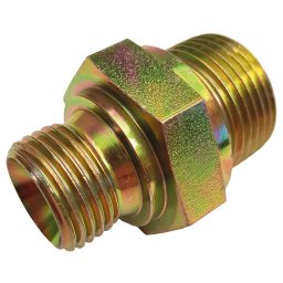 Sexkantnippel stål 1/2"x3/4" u