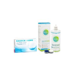 Bausch + Lomb ULTRA (6 linser) + Solunate Multi-Purpose 400 ml med linsetui