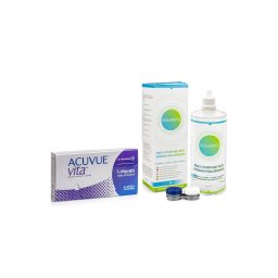 Acuvue Vita (6 linser) + Solunate Multi-Purpose 400 ml med linsetui