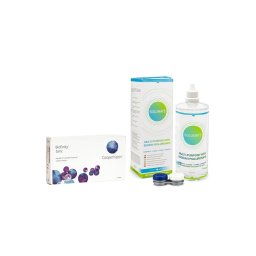 Biofinity Toric CooperVision (3 linser) + Solunate Multi-Purpose 400 ml med linsetui