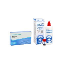 SofLens 59 (6 linser) + Oxynate Peroxide 380 ml med linsetui