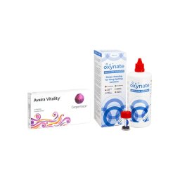Avaira Vitality (6 linser) + Oxynate Peroxide 380 ml med linsetui