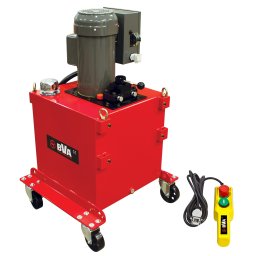 Hydraulpump Elektrisk 1 Hk 56 L, 4-vägs, 3-pos. Fjärrkont