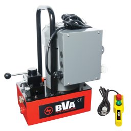 Hydraulpump Elektrisk 0,5 Hk 7,6 L, 4-vägs, 3-pos. Fjärrkon