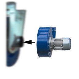 Avgasfläkt 0,5hk 230/400v 50hz