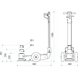 Mammut M60/22 60/30 Ton 218mm Hög