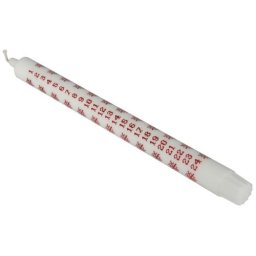 Datumljus 1-24 Ø 22 mm · 290 mm vit 24-pack Julljus