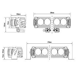 Lazer Ledrampskit Vw T6.1 2019+ 2x Triple-r 750 Std
