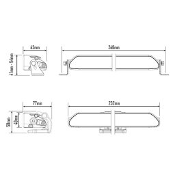 Lazer Ledrampskit Toyota Hilux 2021+ 2x Linear 6 Elite