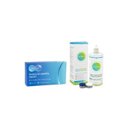 Lenjoy Bi-weekly Aqua+ (6 linser) + Solunate Multi-Purpose 400 ml med linsetui