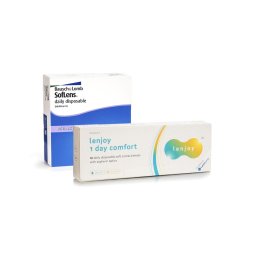 SofLens Daily Disposable (90 linser) + Lenjoy 1 Day Comfort (10 linser)