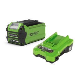 GREENWORKS GSK40B25 Starter kit med batteri och laddare - 40V 2,5AH