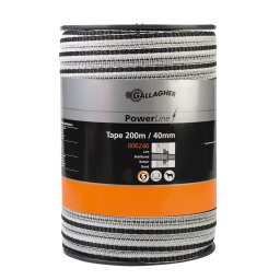 Powerline Band 40mm (vit, 200m)