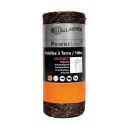 Vidoflex 3 Powerline (terra, 100m)
