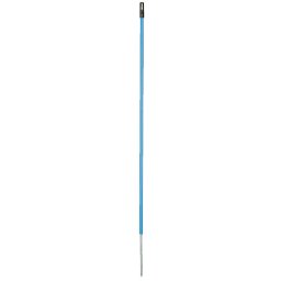 Pvc-plaststolpe Blå, 0,85m + 0,20m Spets (10 St)