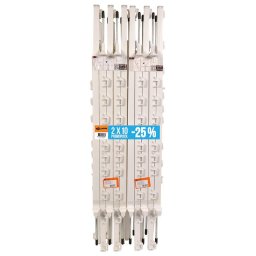 Duopack Vario Stolpe 1,00m Vit (2x10)