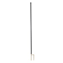 Pvc Hjortstolpe Svart, Ø19mm - 1,70m (10 St)