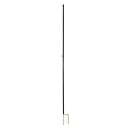 Pvc Hjortstolpe Svart, Ø19mm - 2,00m (10 St)