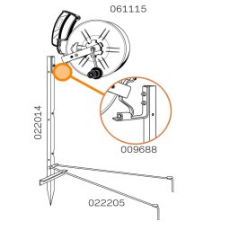 Stativ (3 Spolar/3 Isolatorer - 1,25m)