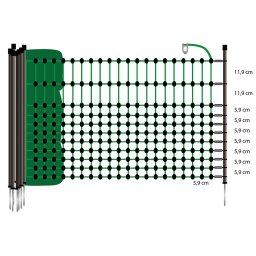 Kaninnät/hobbynät, Enkel Spets, 65cm, 25m
