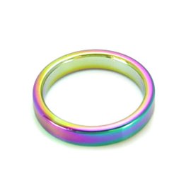 Push Production High Polished Rainbow Cockring (40/10mm)