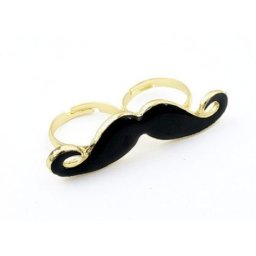 Retro prsteň Mustache