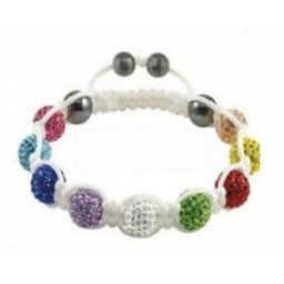 Shamballa náramok white Color