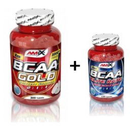 Amix BCAA Gold 300tbl. + BCAA Elite 120cps. ZADARMO