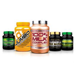 SCITEC NUTRITION - MASS GAINER STACK - SUPER PREMIUM / Balíček pre zväčšenie objemu - super prémium