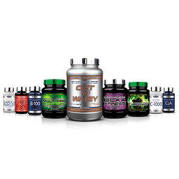 SCITEC NUTRITION - LEAN MUSCLE GAINER STACK - FOUAD ABIAD SIGNATURE STACK / Balíček pre budovanie čistej svalovej hmoty - Fouad Abiad Signature stack