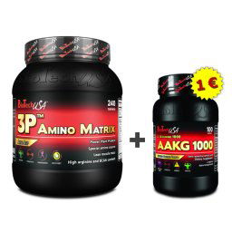 Akciový balíček BioTech USA - 3P Amino Matrix 240 tbl + AAKG 1000 100 tbl