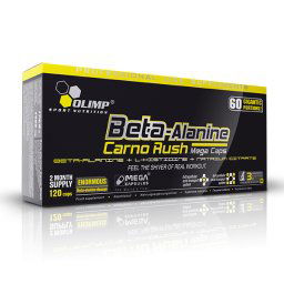 Olimp - Beta-Alanine Carno Rush 120 mega caps - sila a vytrvalosť - karnozínová stimulácia za super cenu