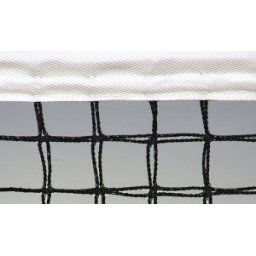 Tenisová sieť SPORT + 3 mm čierna zdvojená (Tenisová sieť SPORT + zdvojená, hrúbka 3mm, určená na vonkajšie použitie.)