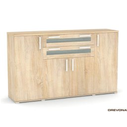 Drevona, Komoda kombinovaná, 174cm, viac farieb, REA OTTAWA UP 4