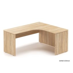 Drevona, Kancelársky rohový stôl, 160x140cm, pravý, REA PLAY, RP-SRD-1600