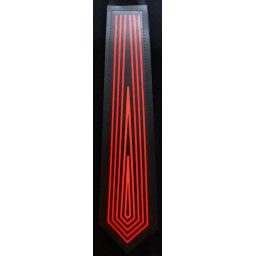 LED kravata Tron - Červená